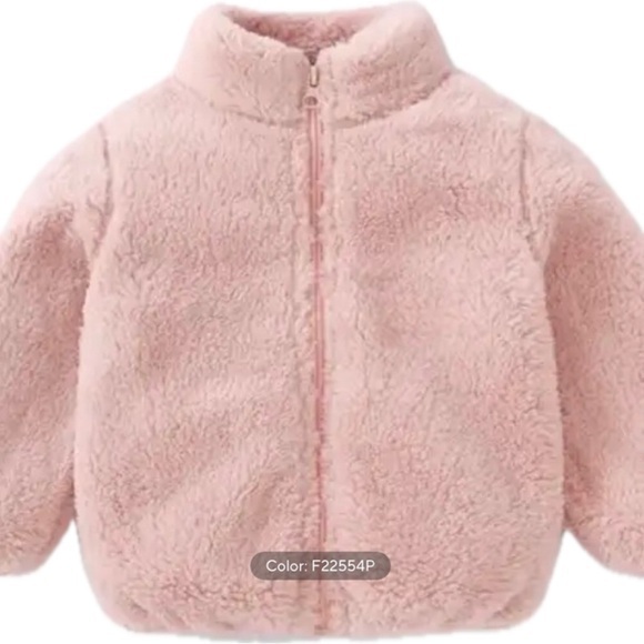 New soft fleece jacket baby girl 6-9 months - Picture 1 of 6